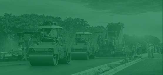 Infrastructure: Road rollers and paving machines in road construction in Africa