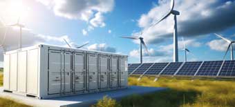 Wendit Energy Division: Storage and control module for solar panels and wind turbines